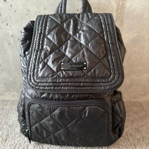 Vera Bradley Quilted Black Backpack